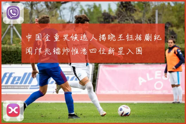 中国金童奖候选人揭晓王钰栋蒯纪闻邝兆镭帅惟浩四位新星入围